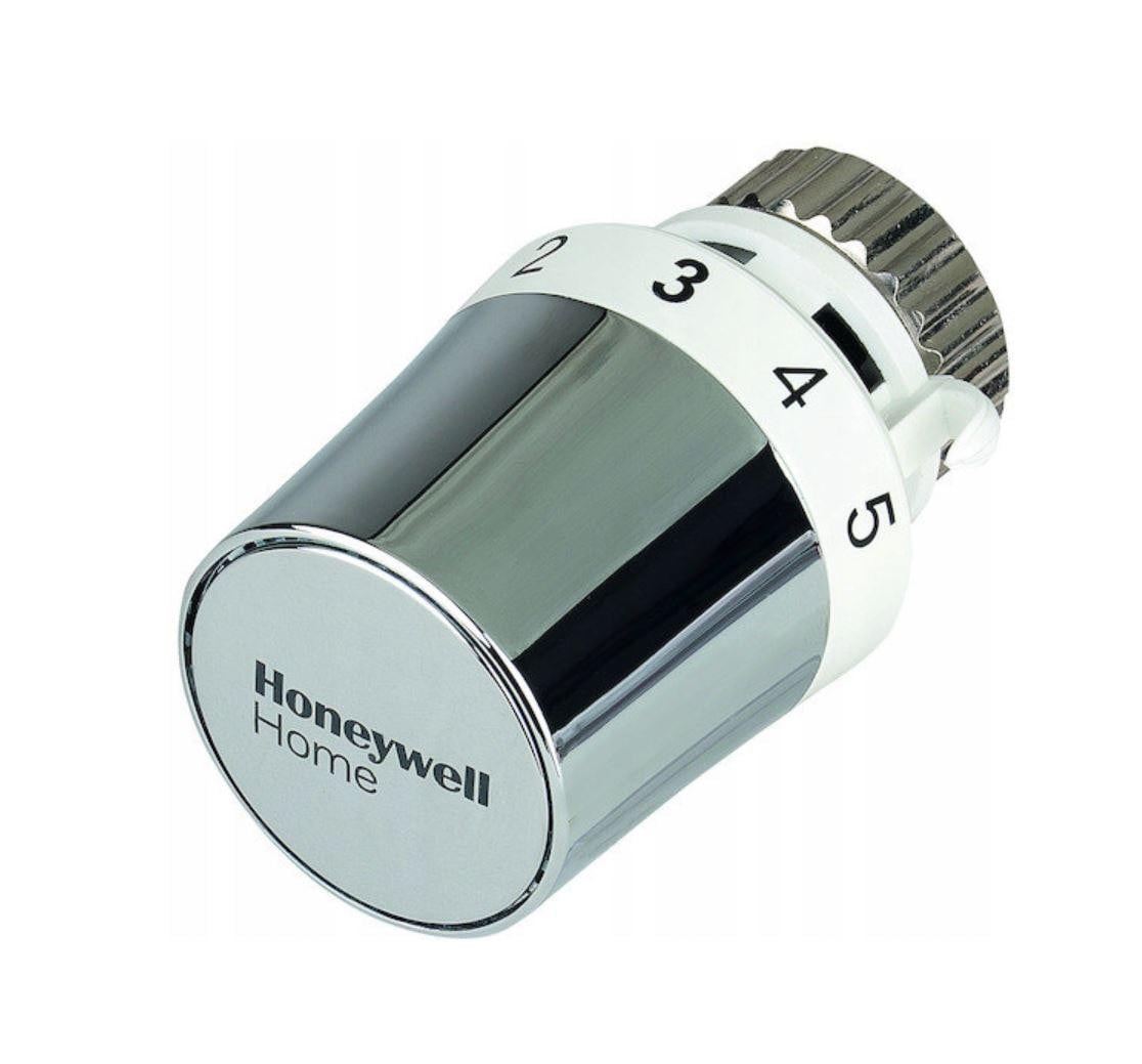Honeywell Thera-5 thermostaatkop, wit-chroom