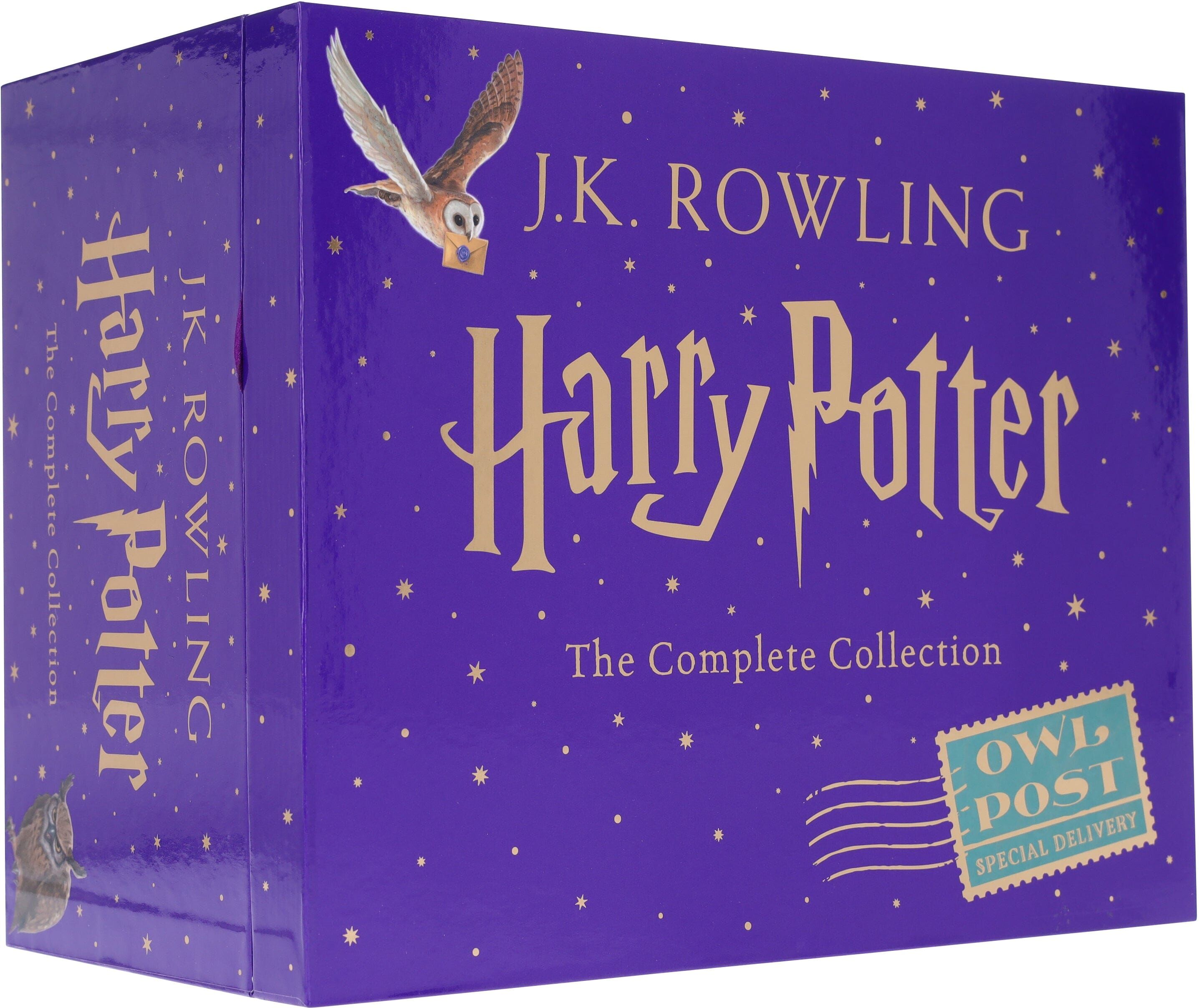 Harry Potter Magical Owl Post Box Set by J.K. Rowling: Complete 7 Books Children’s Collection With Fun Character Stickers! - Ages 9-11 - Hardback Bloomsbury Publishing