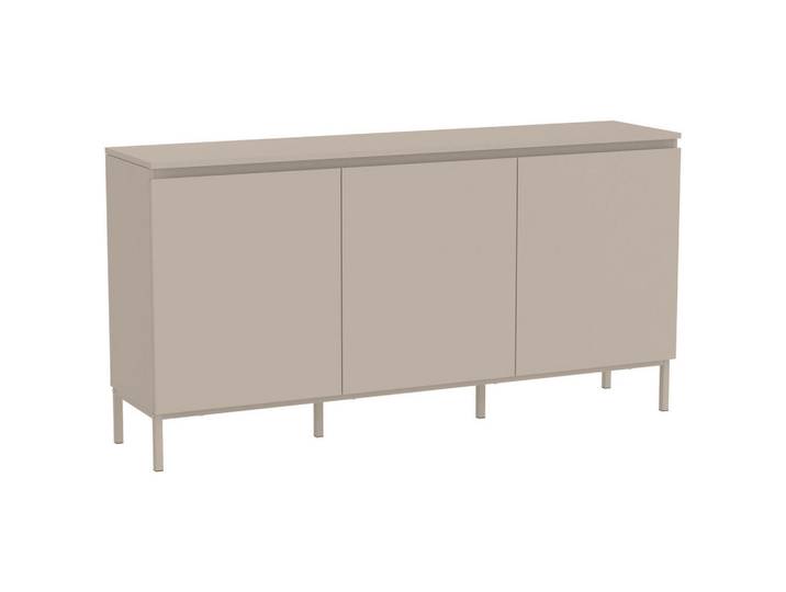 Hom`in Sideboard, Kaschmir, Metall, 3 Fächer, 150x77x35 cm, Bsci, Typenauswahl, Beimöbel erhältlich, stehend, Wohnzimmer, Kommoden & Sideboards, Sideboards
