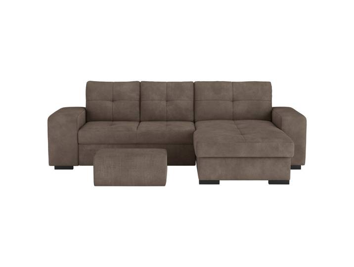 Mid.you Eckschlafsofa, Taupe, Kunststoff, 268x156 cm, Wohnzimmer, Sofas & Couches, Schlafsofas, Sonstige Schlafsofas
