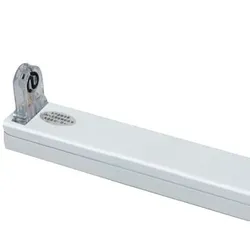 LED Röhrenhalterung mit Fassungen für eine 60 cm LED-Röhre T8 - G13