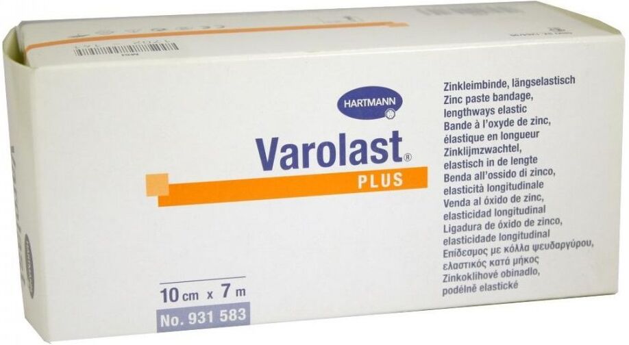 Varolast Plus Zinkleimbinde 10 cmx7 m 1stk