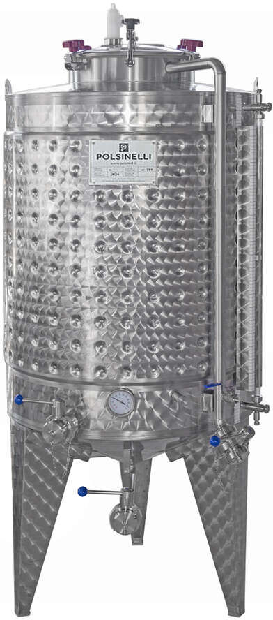 Polsinelli Fermentatore fondo conico refrigerato 750 L