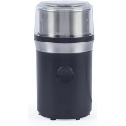 Petra Kaffee- und Gewürzmühle PT6136VDE, Kaffeemühle, Transparent, Schwarz, Silber