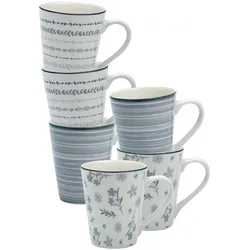 HENKELBECHER Sendai Mix grau 300 ml 6er Set