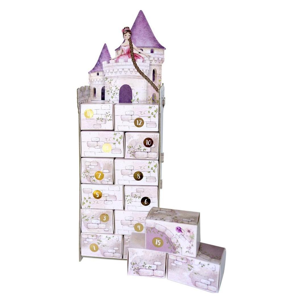 Papierdrachen Rapunzels Turm (24 Türchen) (B400-062-002)