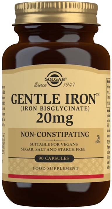 Solgar Gentle Iron 20mg 90 Tablets