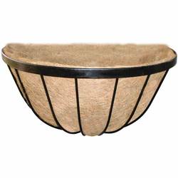 Siena Garden Wrought J58090 Wandampel Stahl, Kokos Schwarz, Natur