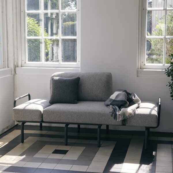 Mandalay Ivy Loungestol/sofa M/udtræk L119-186cm,Antracit