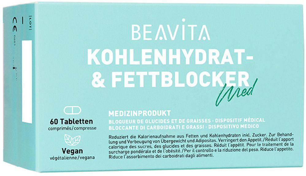 Beavita Kohlenhydrat- und Fettblocker Tabletten 60 St