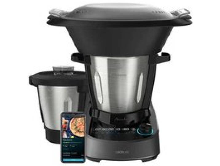 Cecotec Robot de cuisine multifonction Mambo 11090 Havane. 1600 W 37 fonctions APP Balance Pichet anti-adhésif Havane et