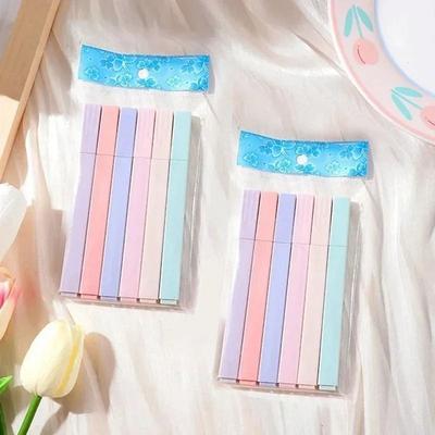 Pastel Color Highlighter Set Kawaii Japanese Stationery High Yield Academic Interaction Hub set B 2 Set