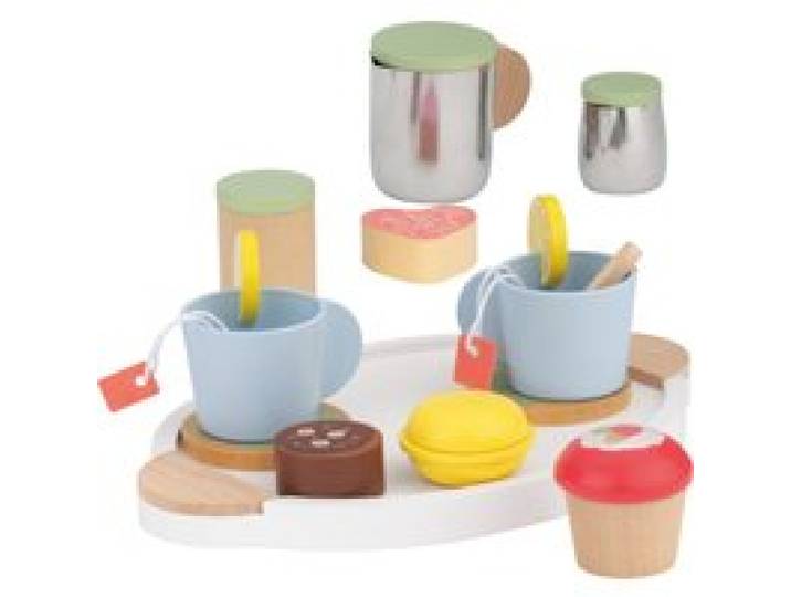 LUPILU® Accessoires de cuisine en bois (service à thé)