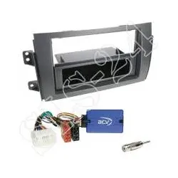 Suzuki SX4 (EY/GX) ab 06/2006 Radio Einbauset inkl. LFB 1-DIN Blende + Lenkra...