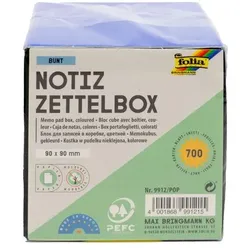 Folia, Haftnotiz, Notiz-Zettelbox, 9x9cm, 800 Blatt (90 x 90 mm)