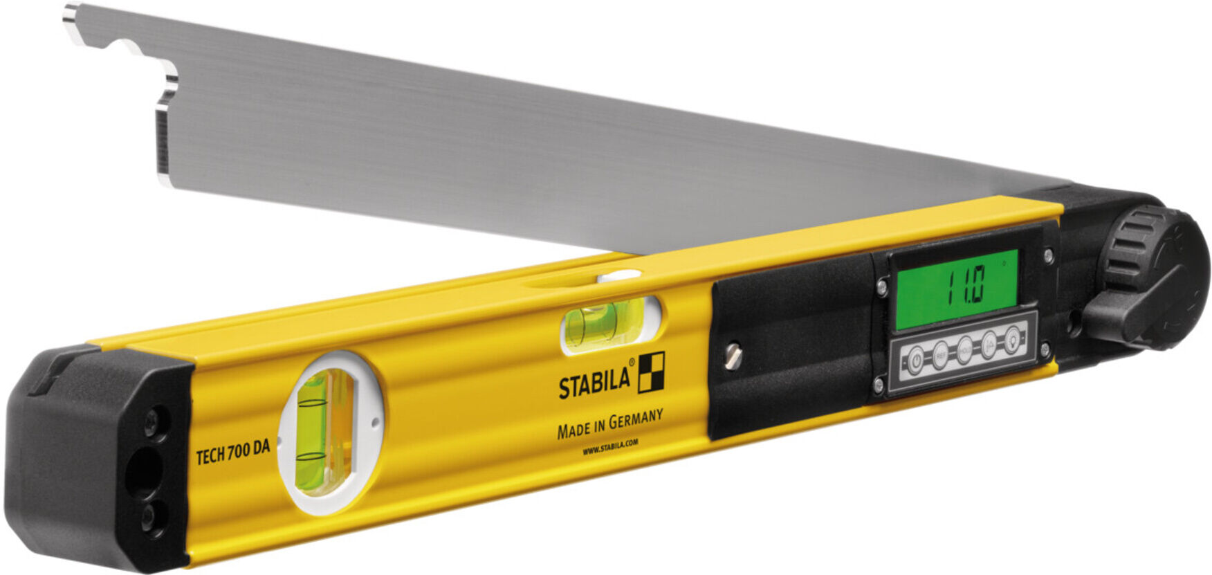 STABILA Elektronik-Winkelmesser TECH 700 DA 80 cm mit Digital-Display (19018)