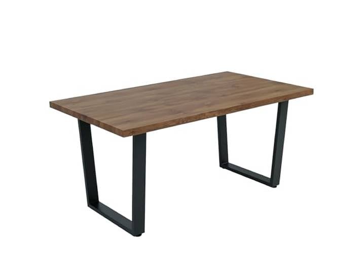 Mendler Esszimmertisch HWC-O61 160x90cm MDF - Walnuss-Optik