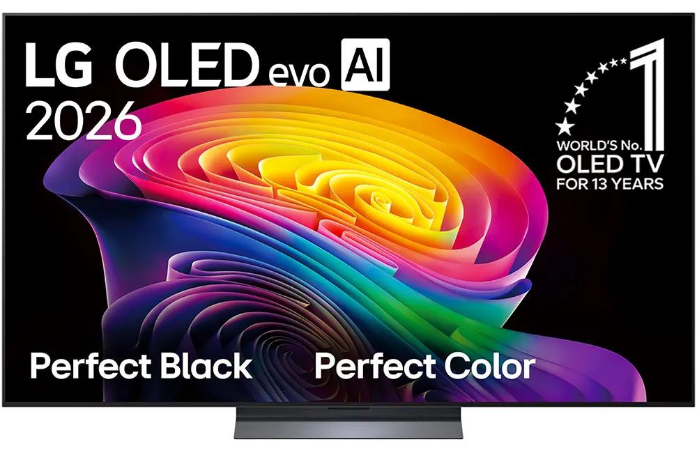 LG OLED evo AI OLED65C61LA, 165,1 cm (65"), 3840 x 2160 Pixel, OLED, Smart-TV, WLAN, Schwarz