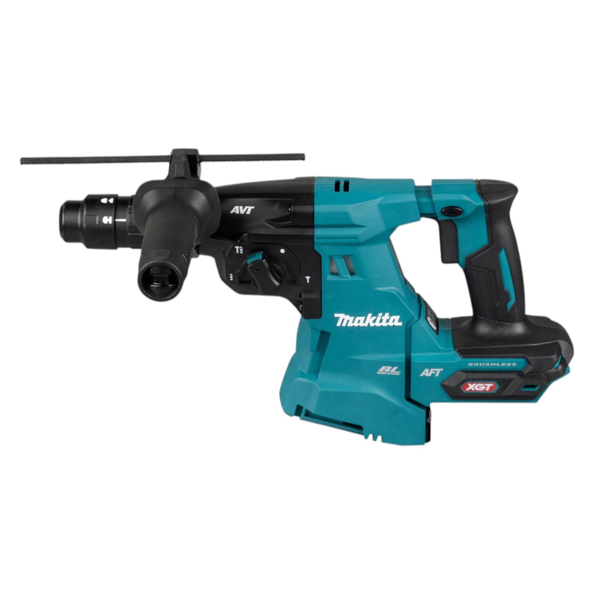 Makita HR 012 GZ01 Akku Kombihammer 40 V max. 3,3 J SDS plus Brushless + Makpac - ohne Akku, ohne (Bohrhammer) (HR012GZ)