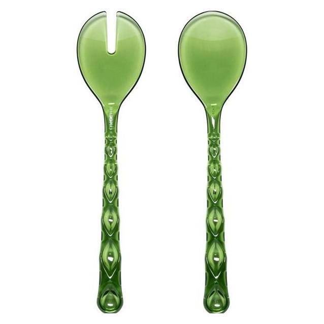 Guzzini VANITY Salatbesteck Water lily green (Salatbesteck) (129600AC13)