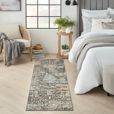 Nourison Marmara Contemporary Country Damask Area Rug