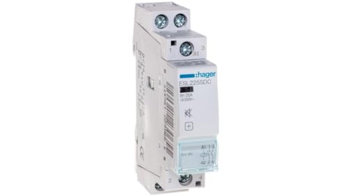 Hager Modulaire contactor ESL225SDC 2Z 12V AC/DC