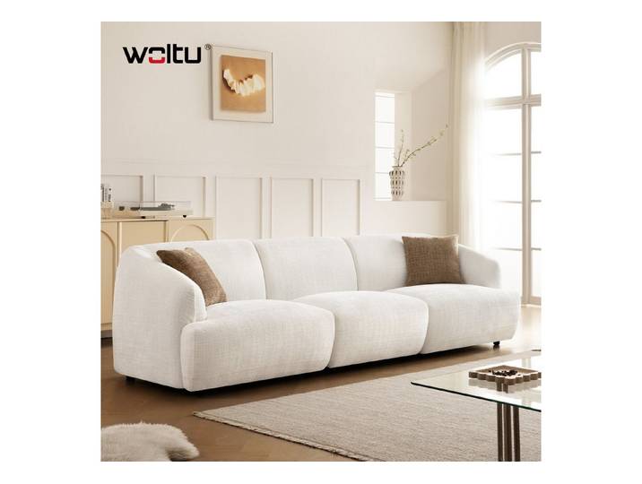 Woltu Sofa, Modulares Sofa, aus Chenille, verstellbaren Füßen