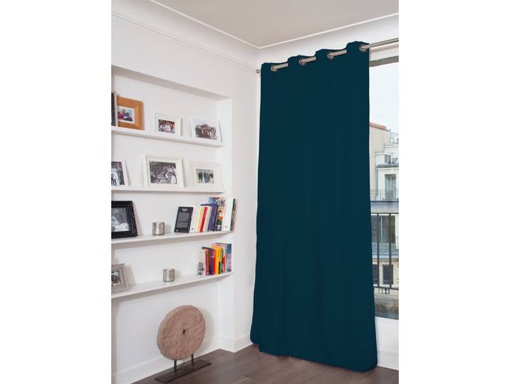Rideau phonique oeillets bleu mc56 140lx260h moondream