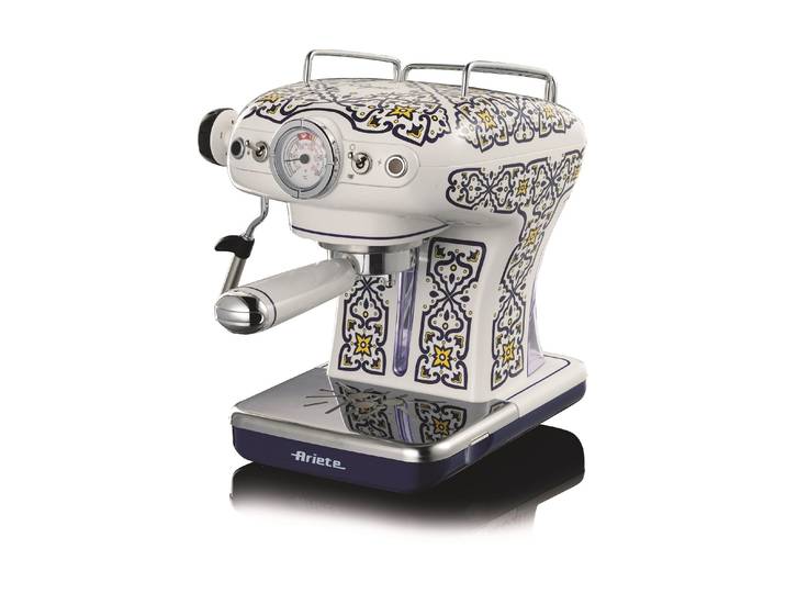 ARIETE Siebträgermaschine Capri ARI-1389-CAP , Energieeffizienz: C, blau, B:28cm H:31cm T:23cm, Kaffeemaschinen, Siebträgermaschine