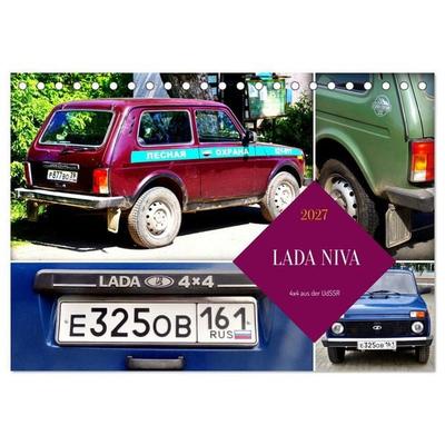 LADA NIVA - 4x4 aus der UdSSR (Tischkalender 2027 DIN A5 quer), CALVENDO Monatskalender
