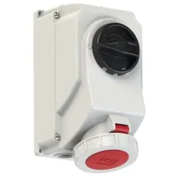 PCE 75252-6 CEE-Steckdose abschaltbar 32A 5p 6h IP66/IP67 752526