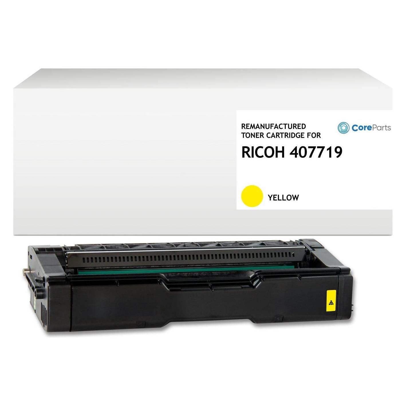 CoreParts Lasertoner for Ricoh Yellow (Y) (QI-407719)