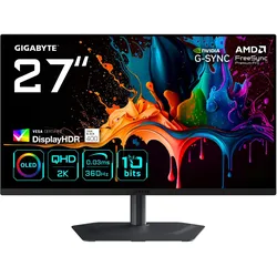 GigaByte MO27Q3 OLED 2K QHD Gaming Monitor 68,6 cm (27")