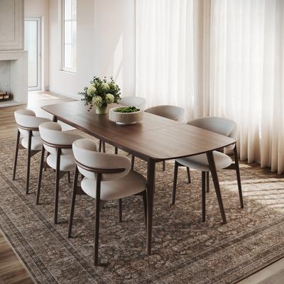 Nuloom Serelith Traditional Floral Washable Area Rug