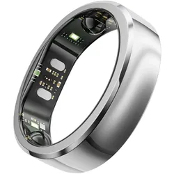RingConn Smart Ring Gen3 für Frauen und Männer - poliertes Silber Größe 10