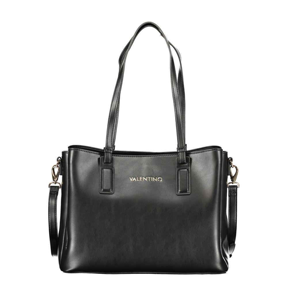 Mario Valentino Nero Polyurethan Damenhandtasche mit recycelten Eigenschaften