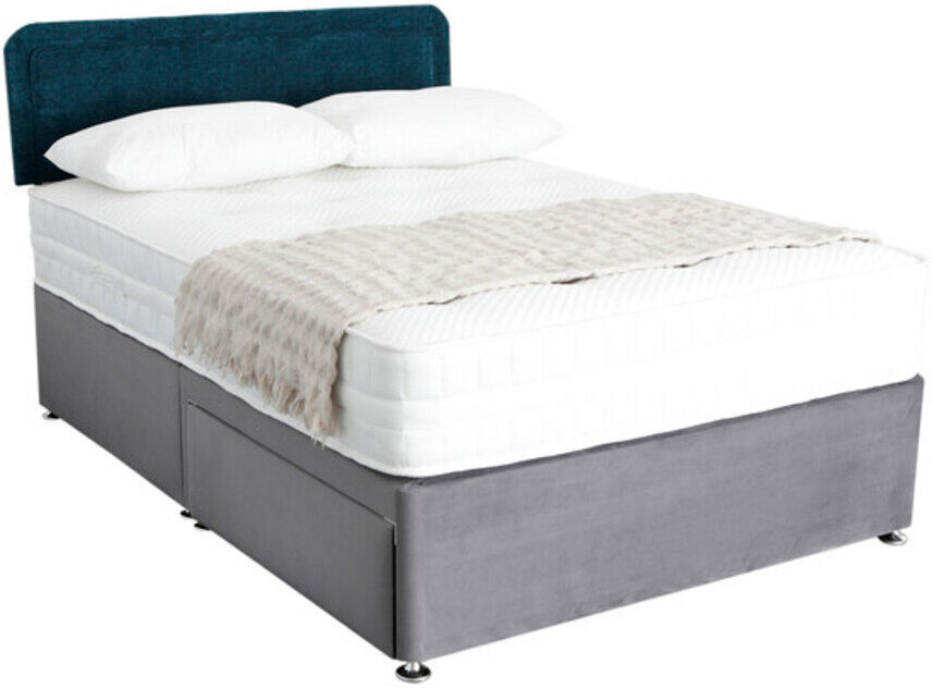 Marlow Home Co. Wile Upholstered Headboard Emerald/Kensington Kingsize (5')