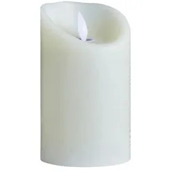 LED Kerze   ¦ creme ¦ Wachs,Plastik ¦ Maße (cm): H: 12,5  Ø: 7.5