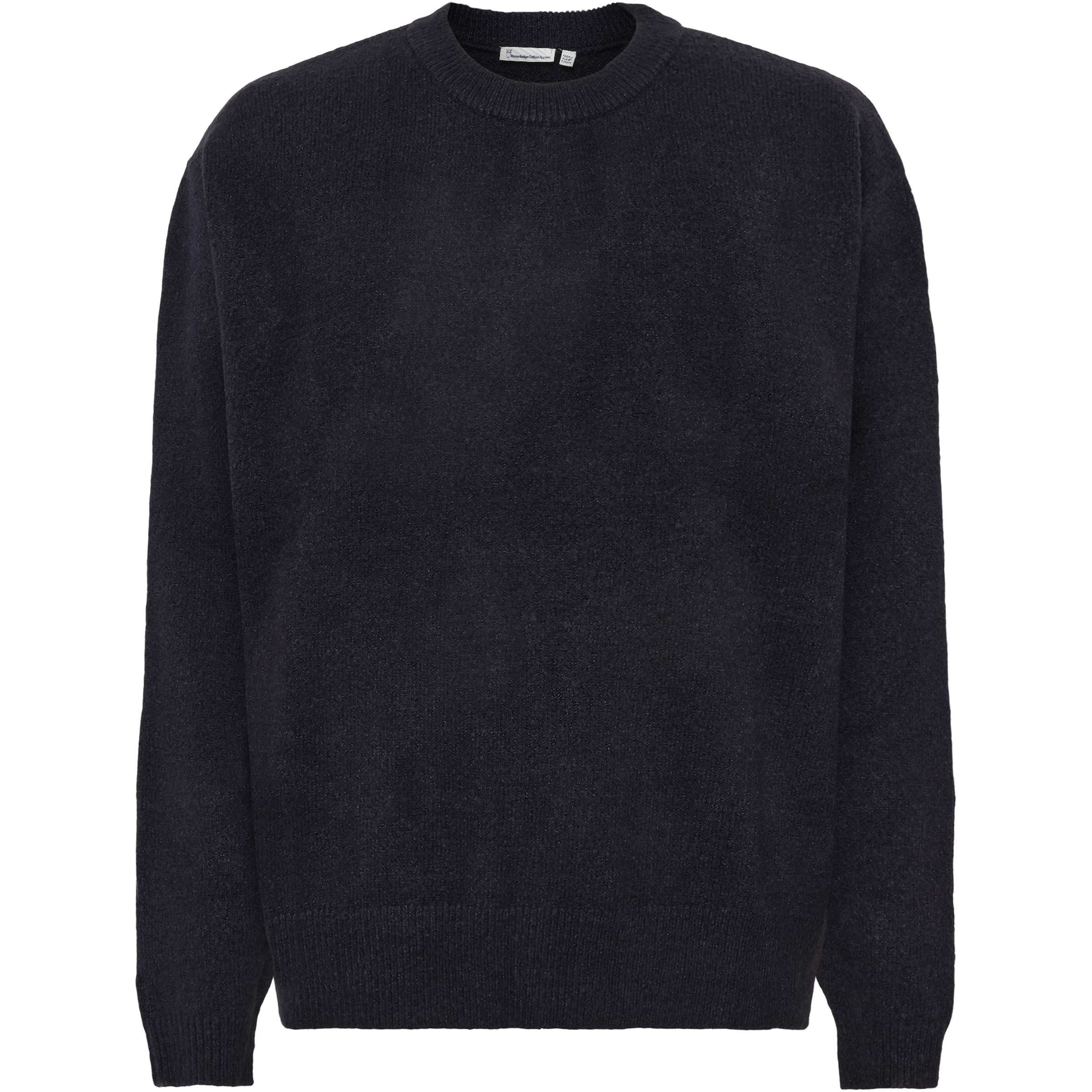 KnowledgeCotton Apparel Soufflé Yarn Herren Pullover blau Größe S Lifestyle Elastisch