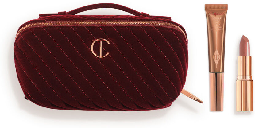 Super Nudes Sculpting Secrets & Large Makeup Bag - Makeup & Bag Kit Charlotte Tilbury 683 Super Nudes Sculpting Secrets & Large Makeup Bag Size: