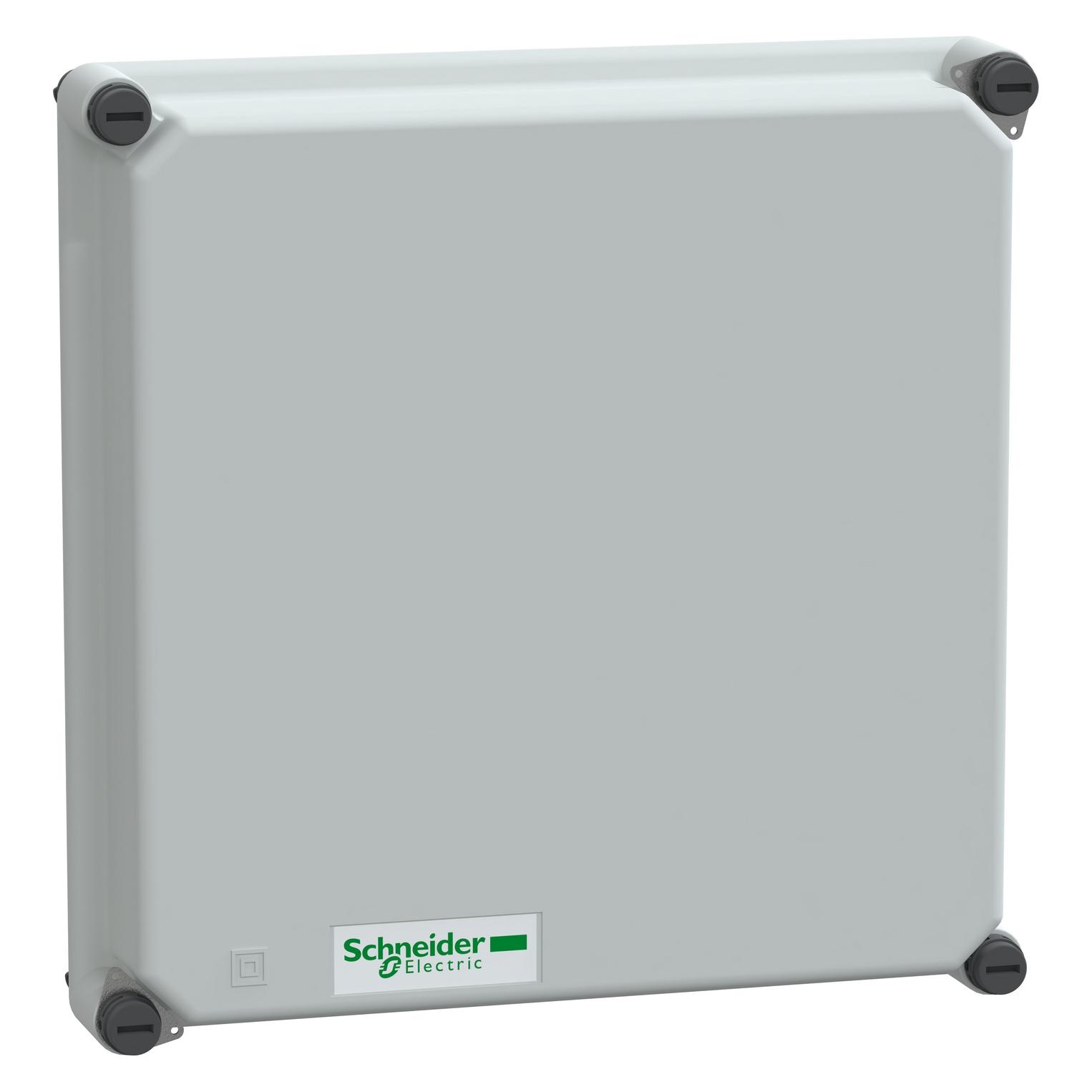 Schneider Electric Låg i polyester RAL7035 270x270x45 mm (Gehäuse) (NSYTPLSP2727G)
