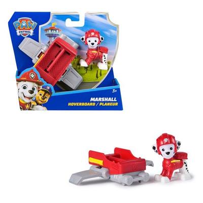 PAW Patrol, Marshall Action Pup, Spielfigur mit Mini-Rettungsflugzeug mit ausklappbaren Flügeln