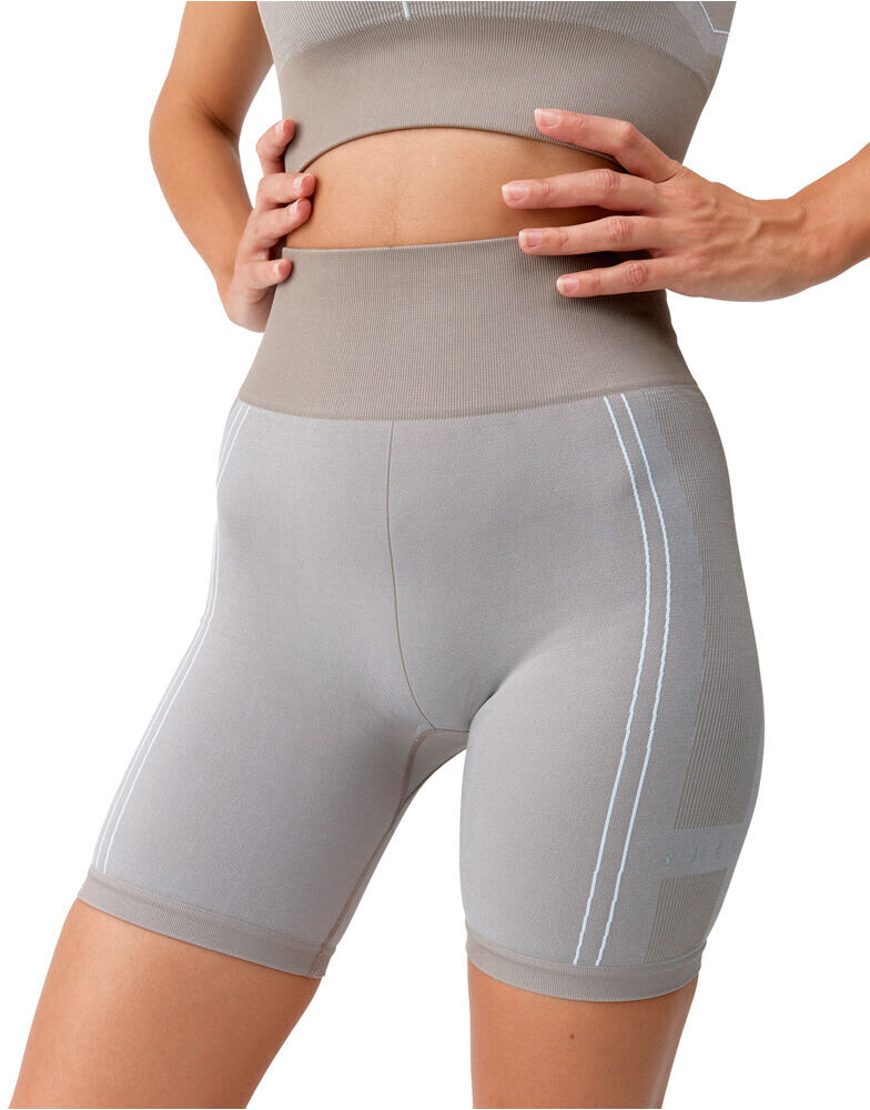 Born Living Yoga cara pantalones yoga Marron