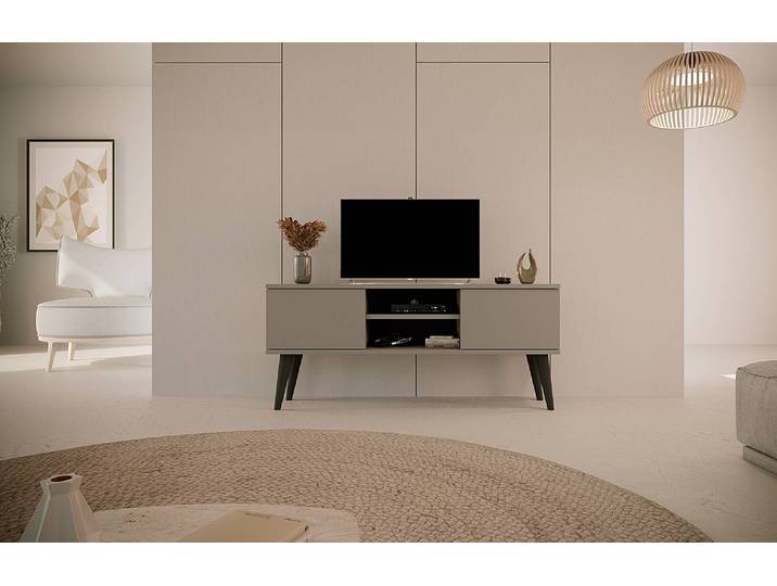 Meuble TV Babydreams 120 x 35cm Gris/Gris