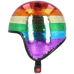 Boland Disco Helm regenbogen