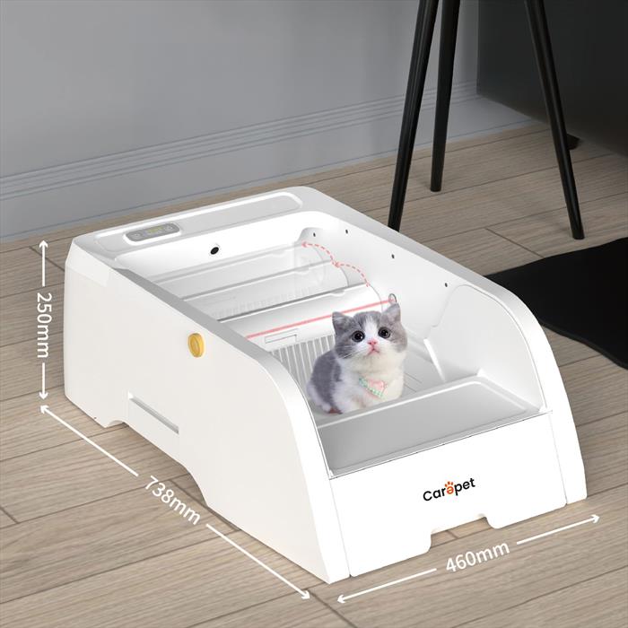 CAREPET Lettiera Autopulente C102wc Open-bianco