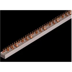 Pollmann Phasenschiene 4+N 17,8mm 1000mm 16qmm 80A Gabel isoliert f.Geräte mit N-Leiter, Elektronikzubehör + Gehäuse