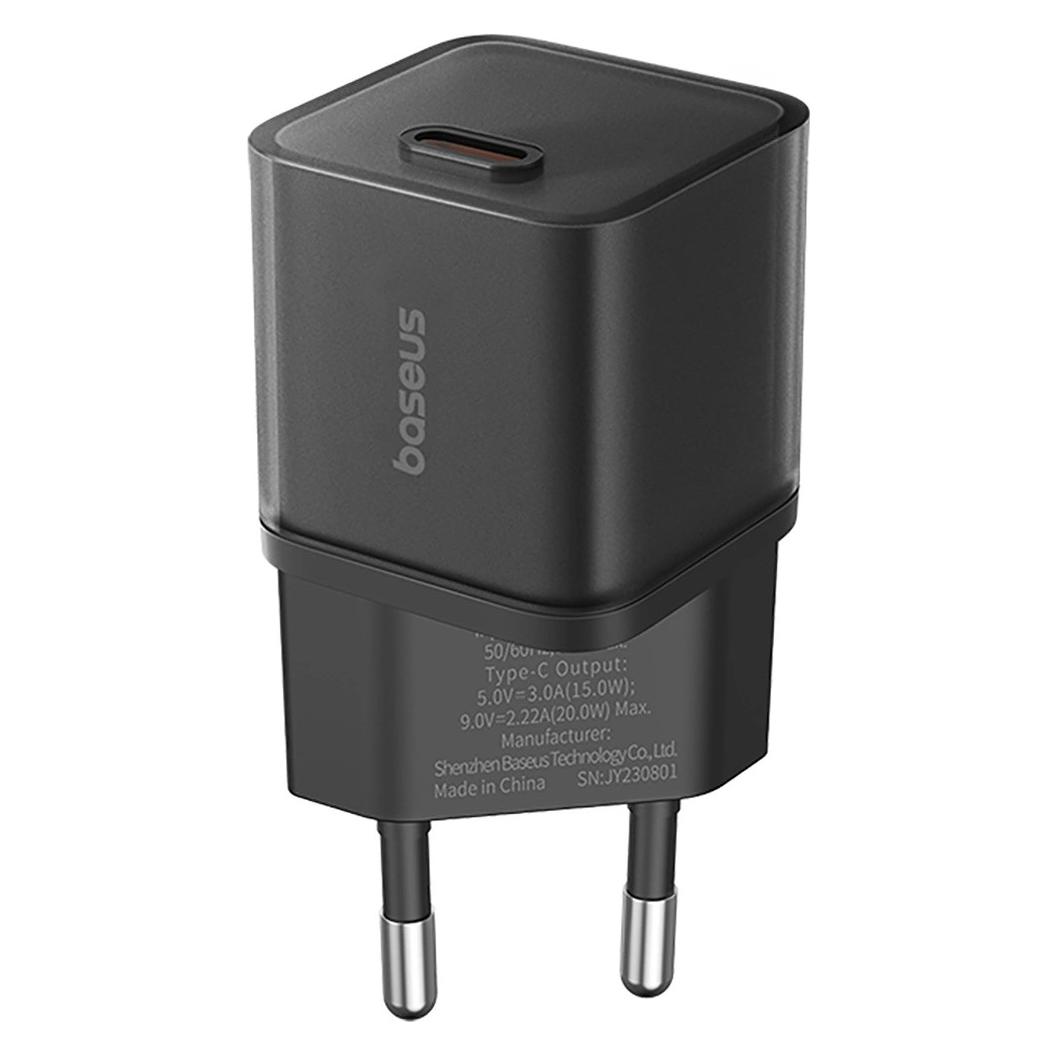 Baseus GaN5S, 20W, 3A, 1 x USB-C, schwarz (20 W, 1 Port) (P10162503113-00)