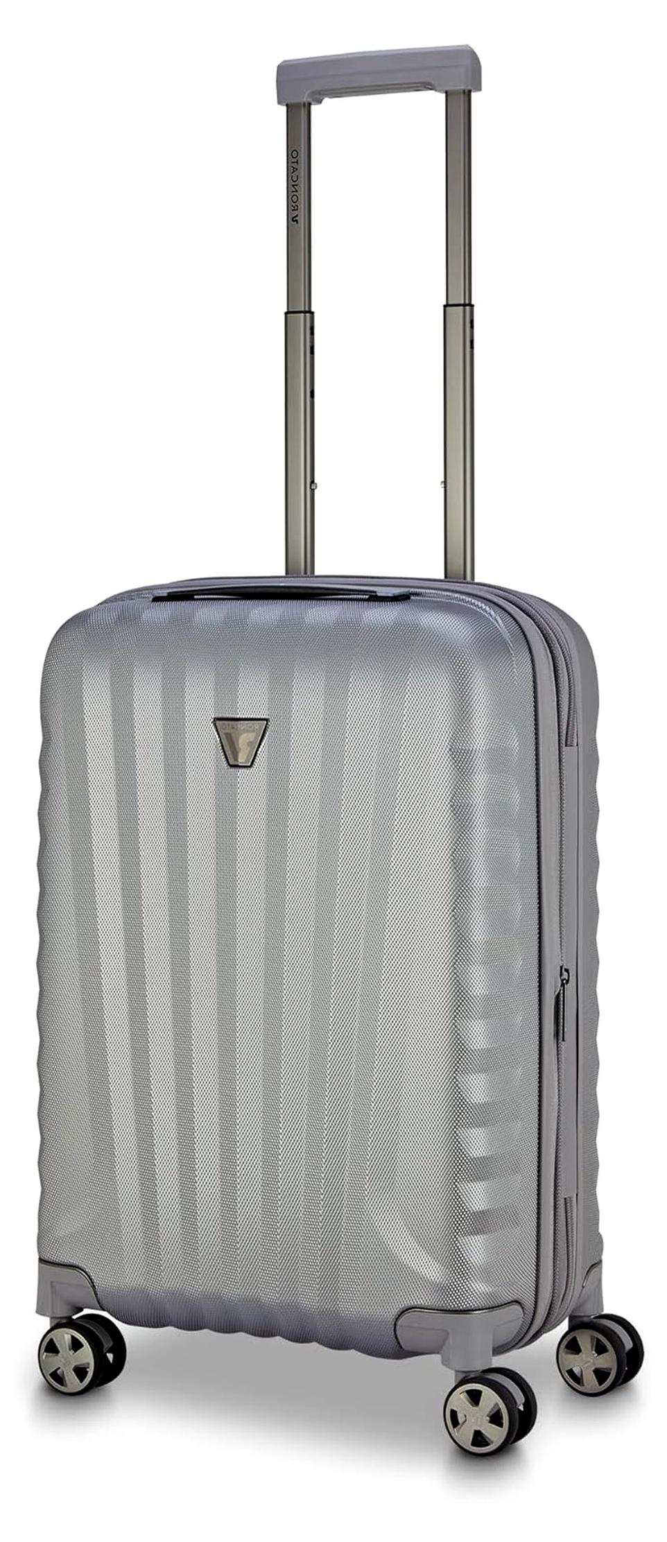 UNO Premium 3.0 Kabinen-Trolley 60x40x20/25 cm erweiterbar - Silber
