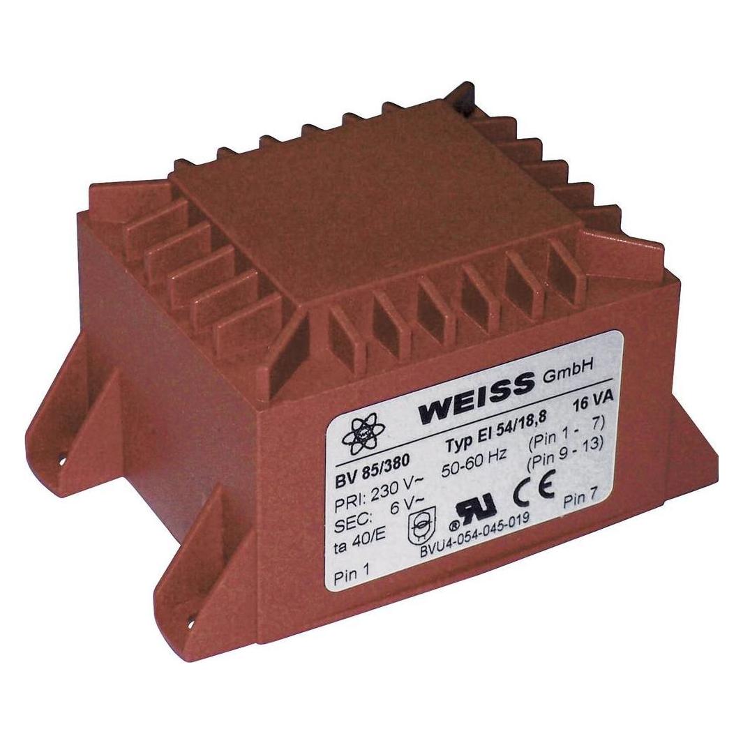 Weiss Elektrotechnik EI 54-Printtransformator 16 VA (85/382)